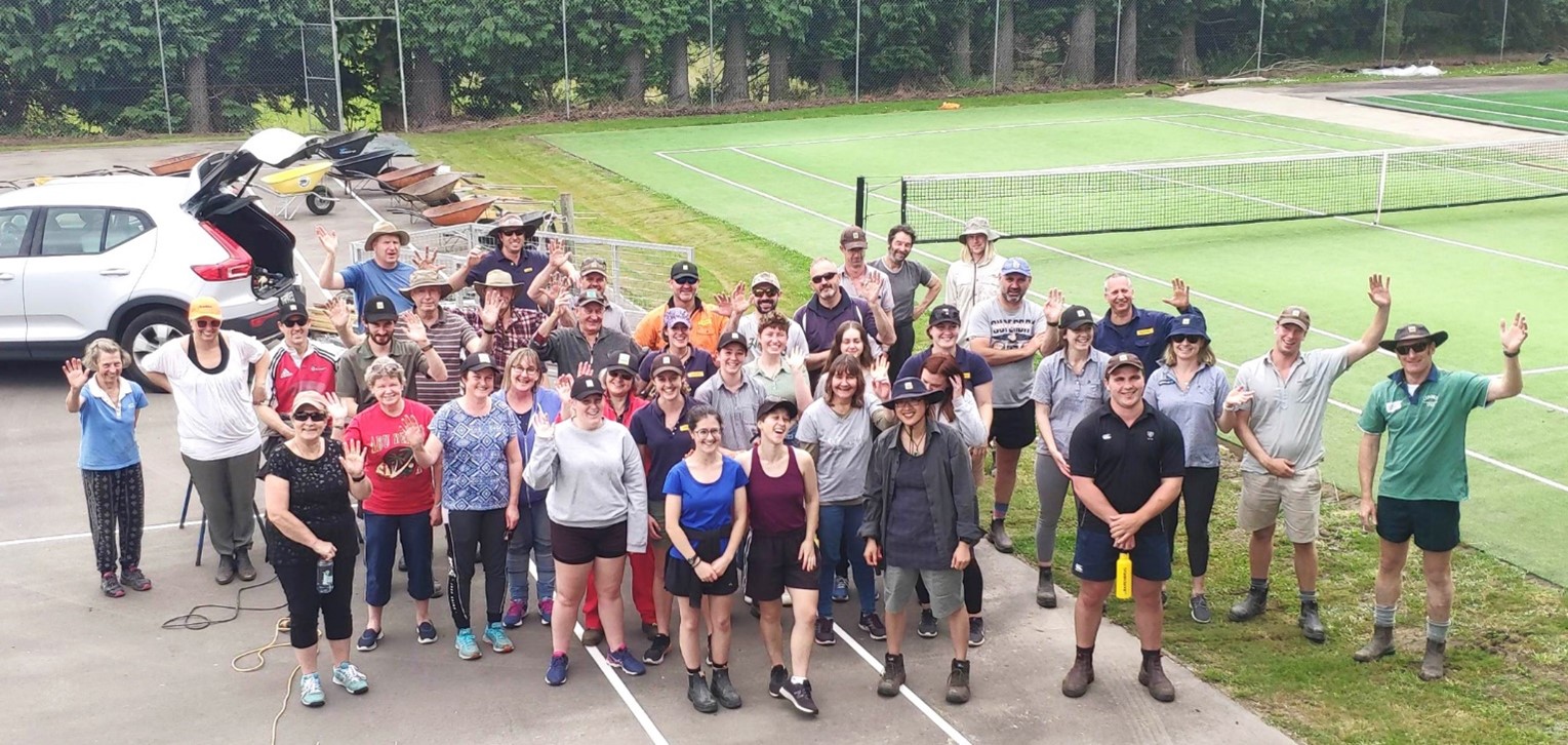 Barenbrug NZ renovates Courtenay Tennis Club - New Zealand