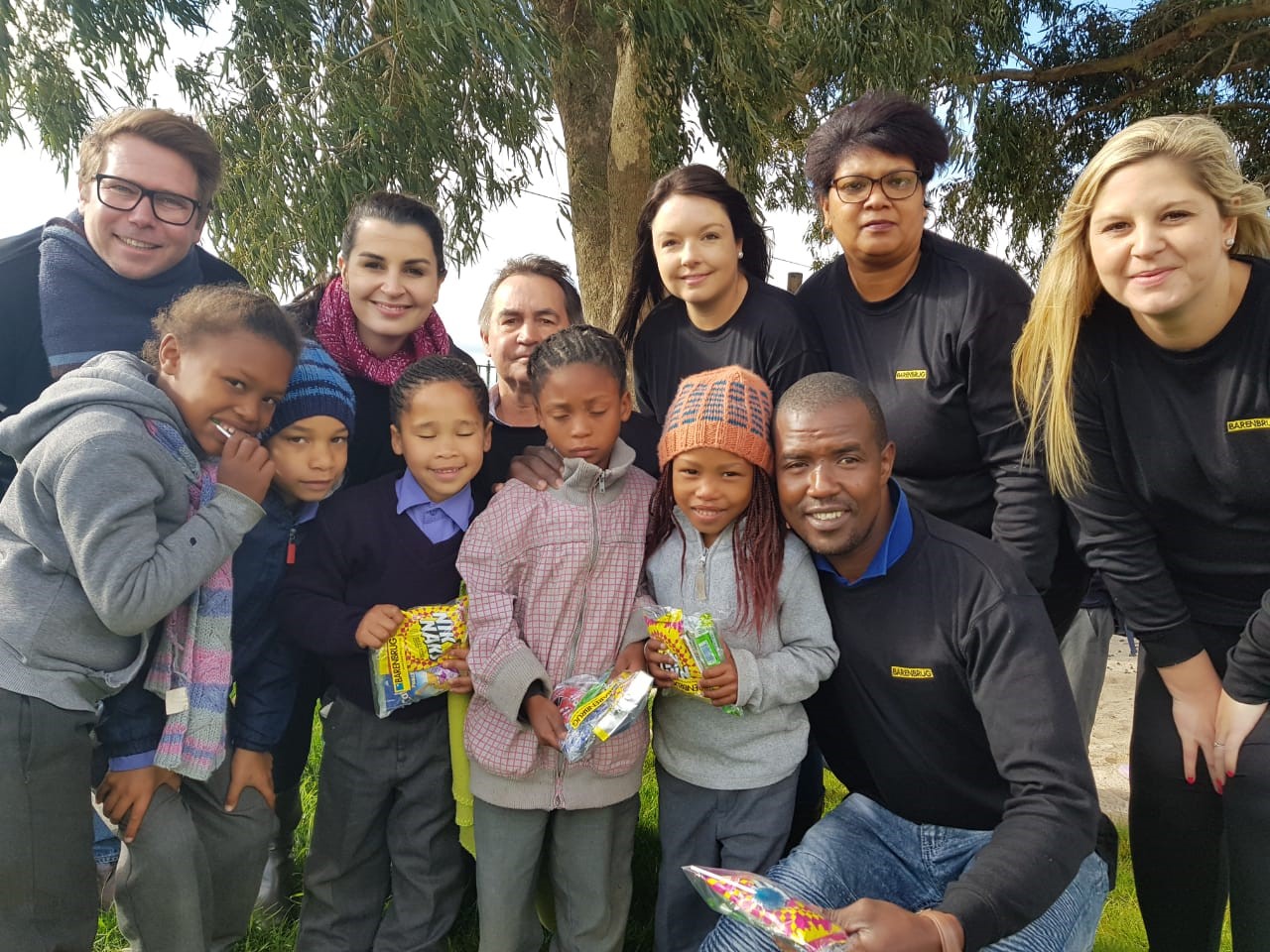South Africa: Building a playground at Attie van Wyk Primary school